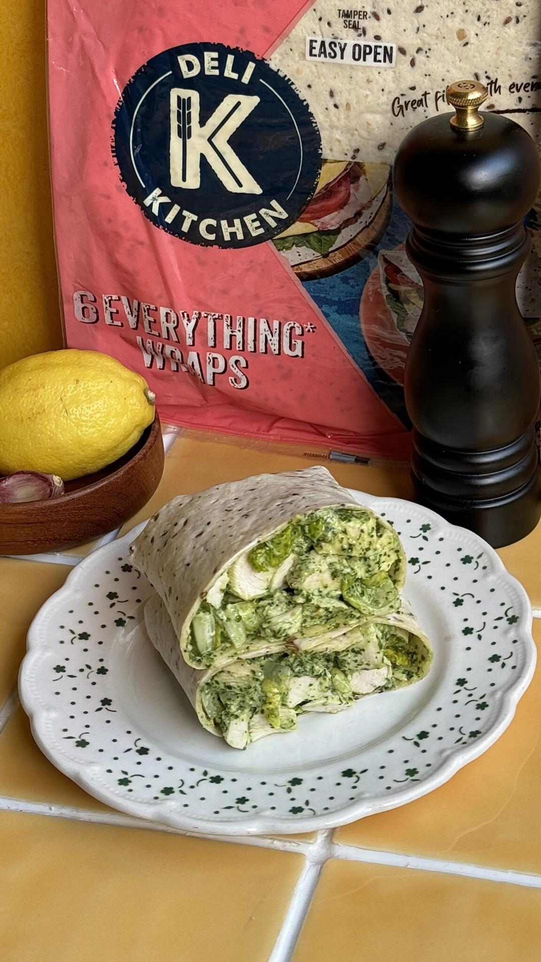 chicken-pesto-wrap