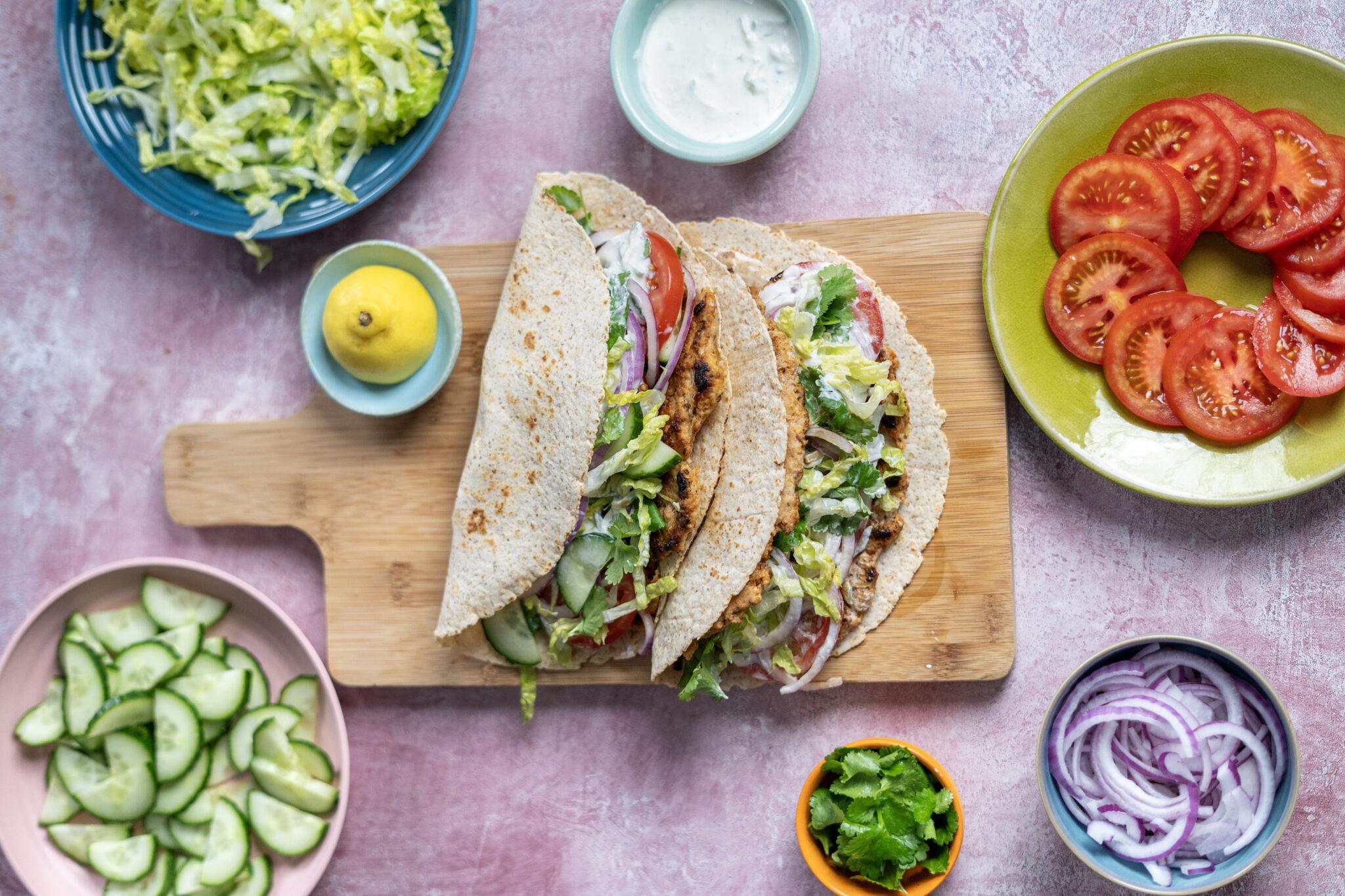 chicken-shawarma-smashed-tacos