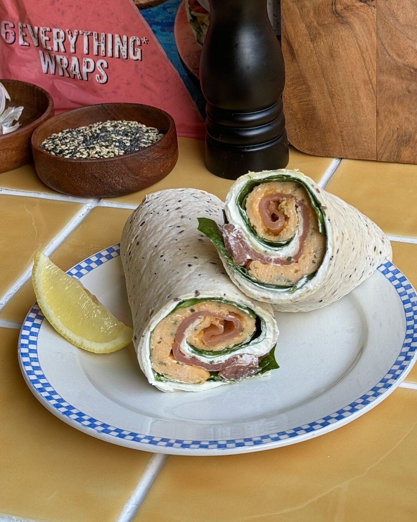 salmon-cream-cheese-breakfast-wrap
