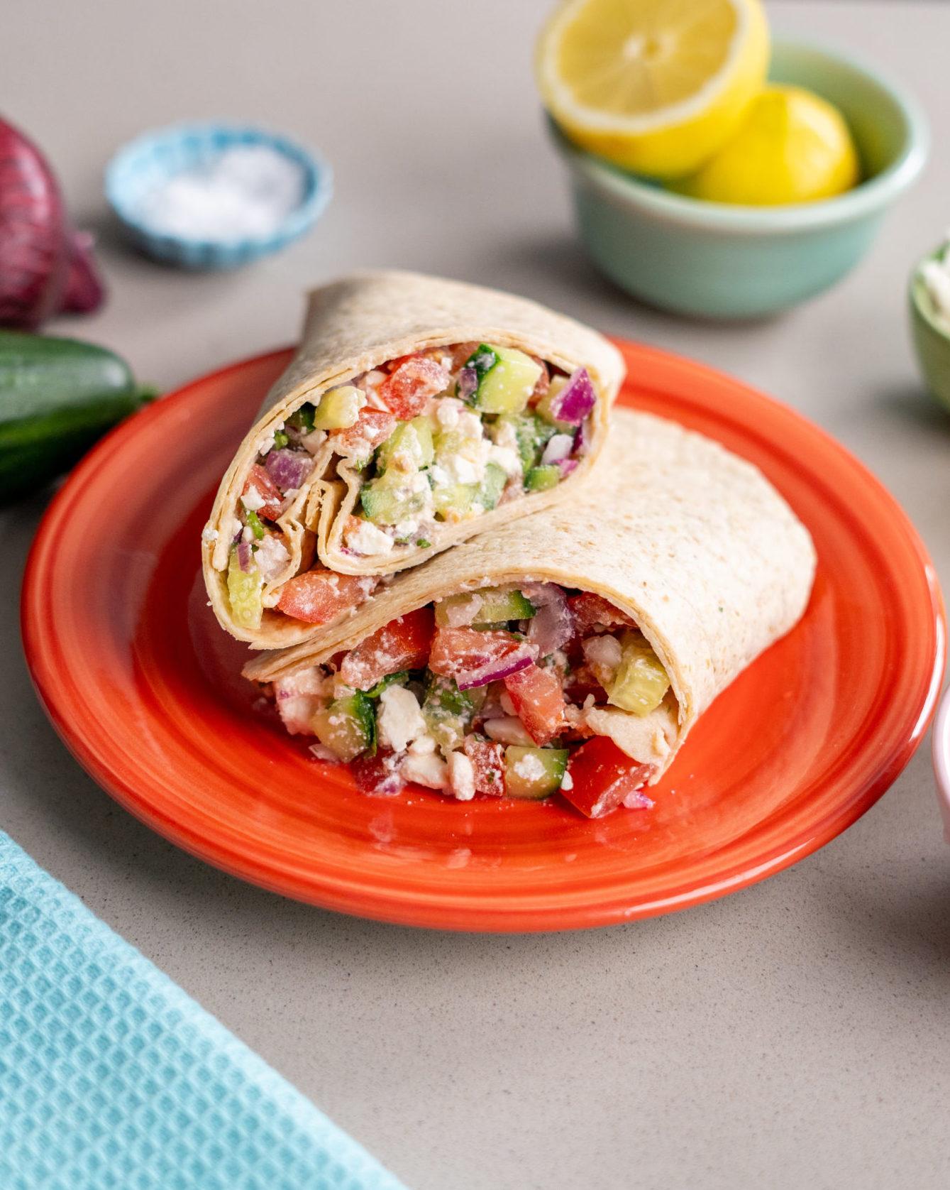 feta-salad-wrap