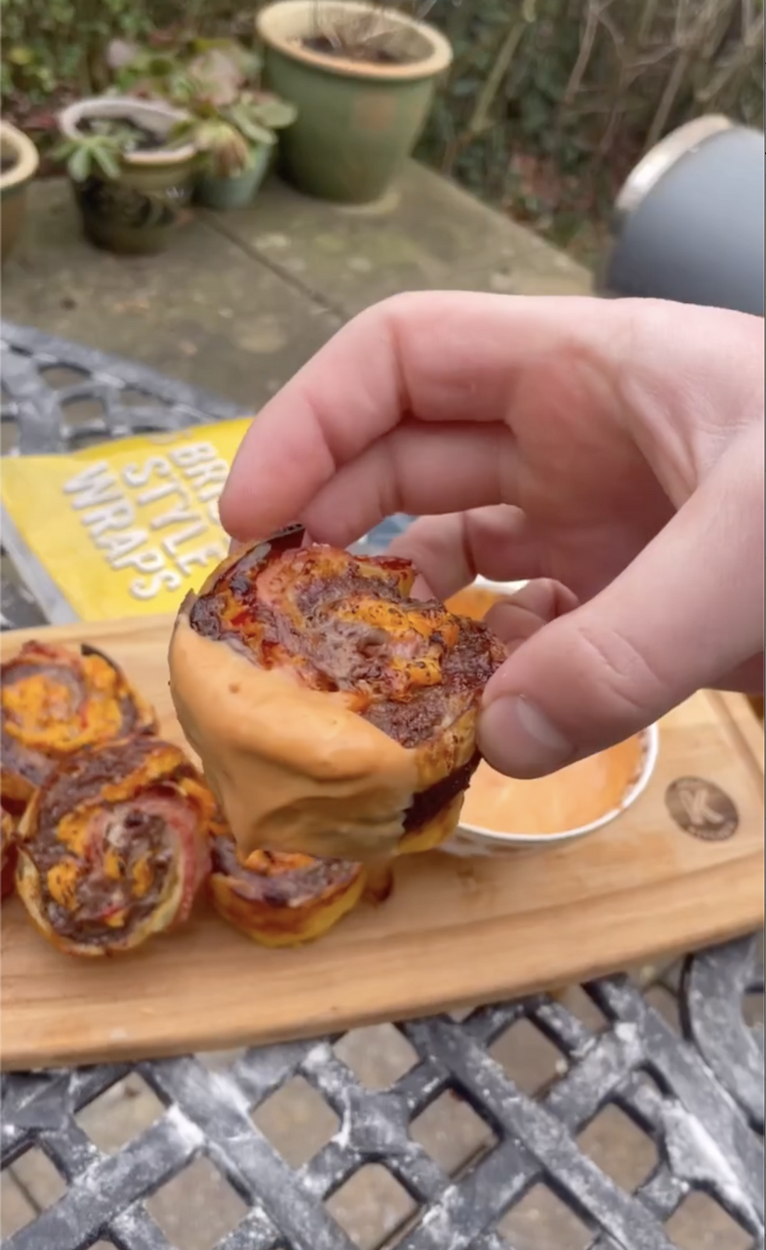 Bacon Cheeseburger Pinwheels