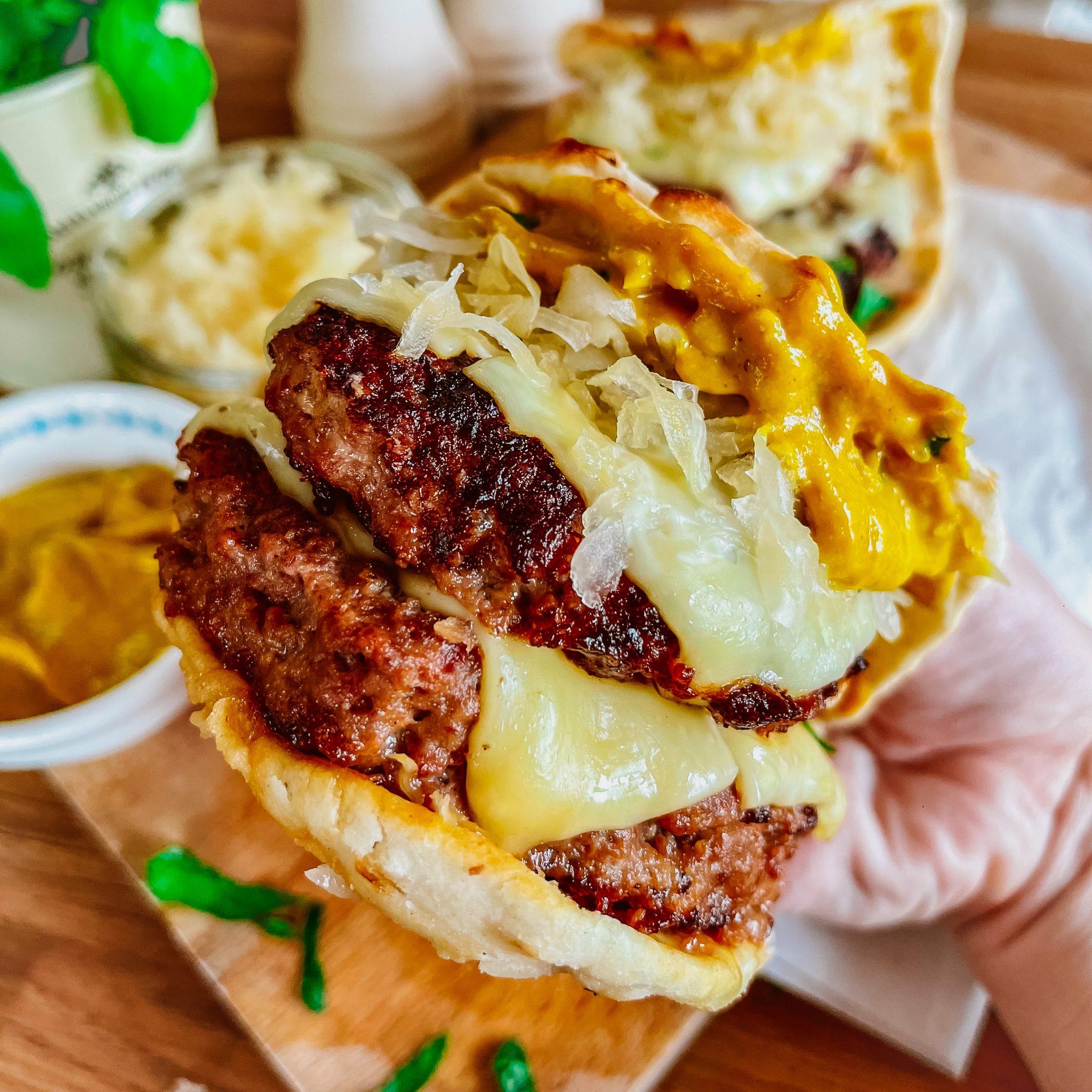 Corned Beef Burgers