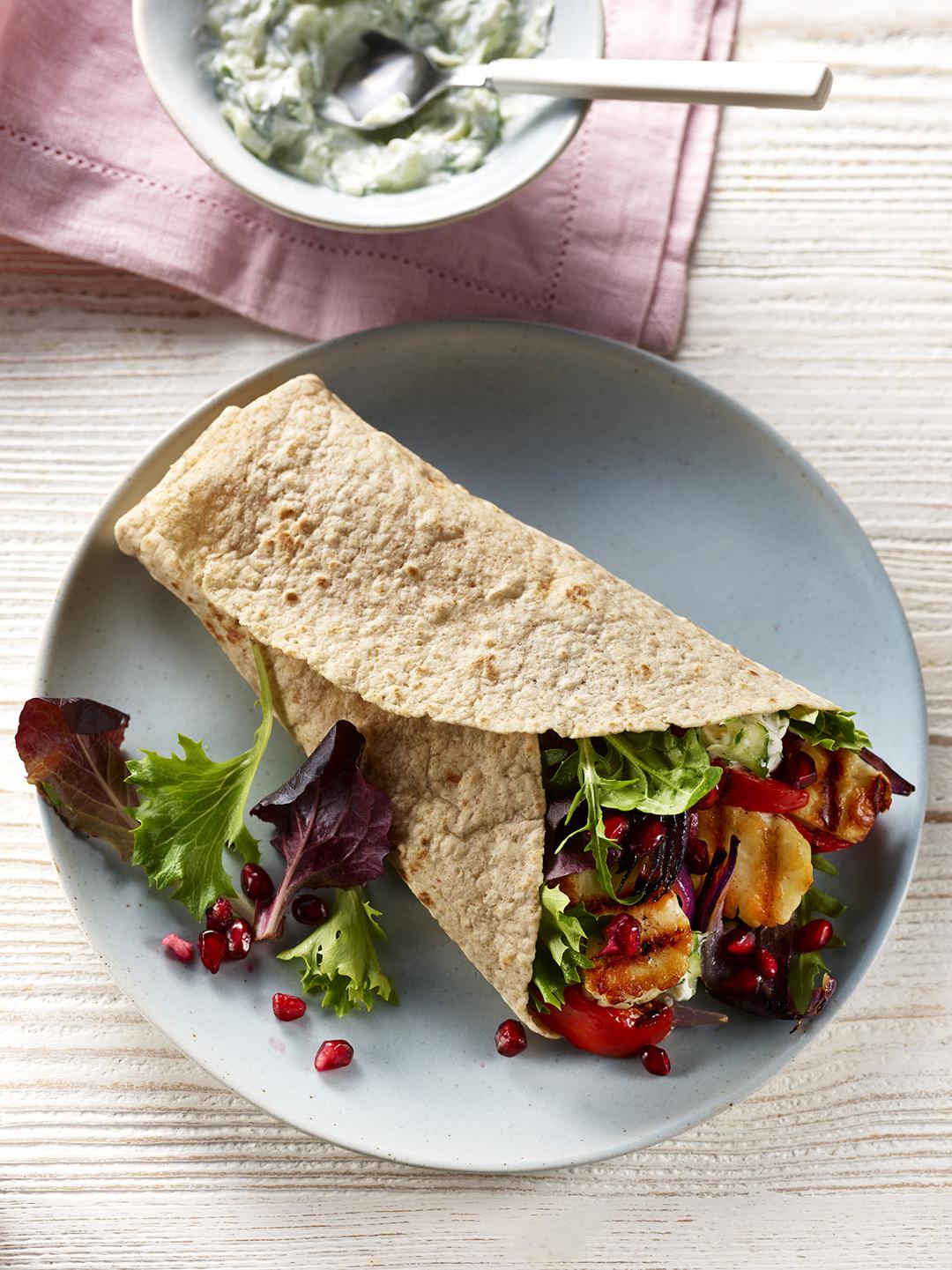 Halloumi & Pepper Wrap