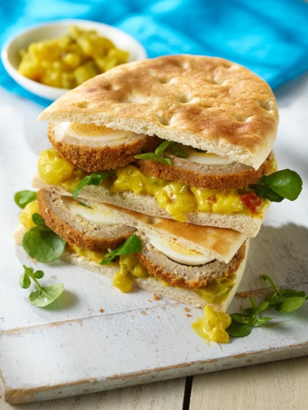 Scotch Egg Sandwich