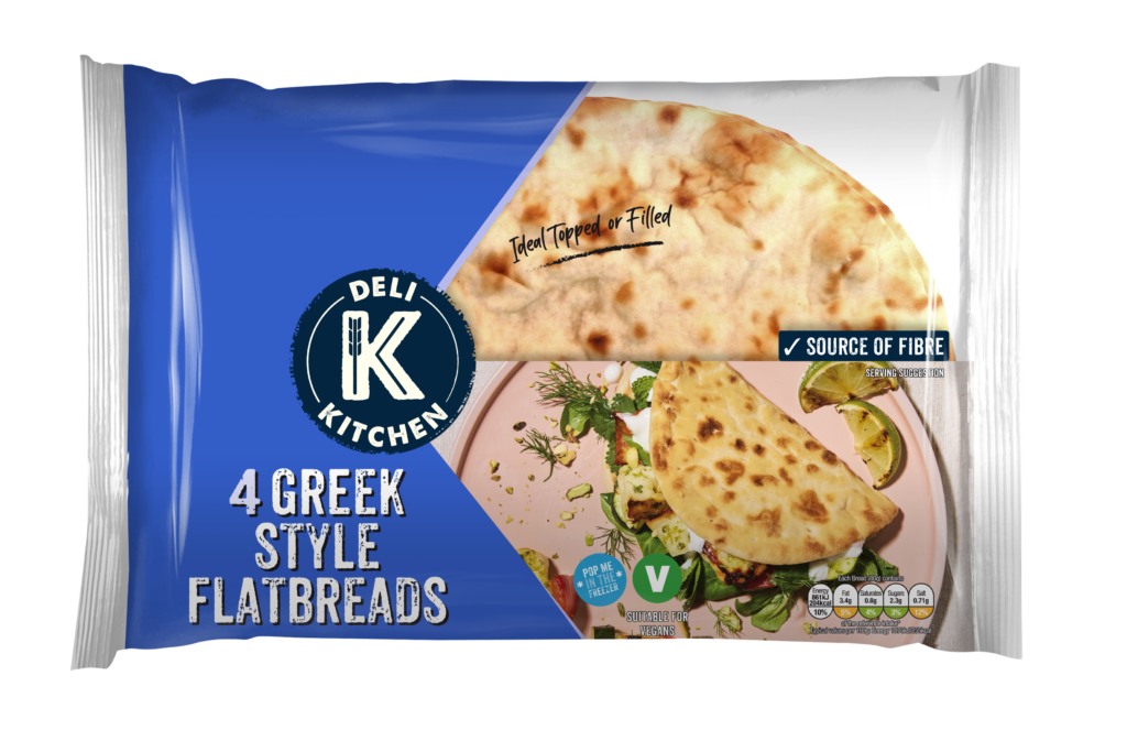 4 Greek Style Flatbreads