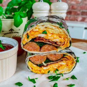 Egg & Bacon Breakfast Wraps – Deli Kitchen