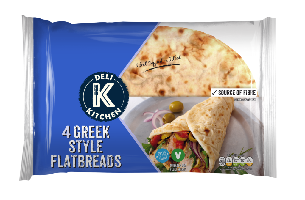 4 Greek Style Flatbreads