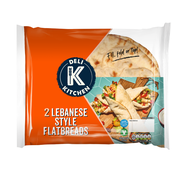 2 Lebanese Style Flatbreads