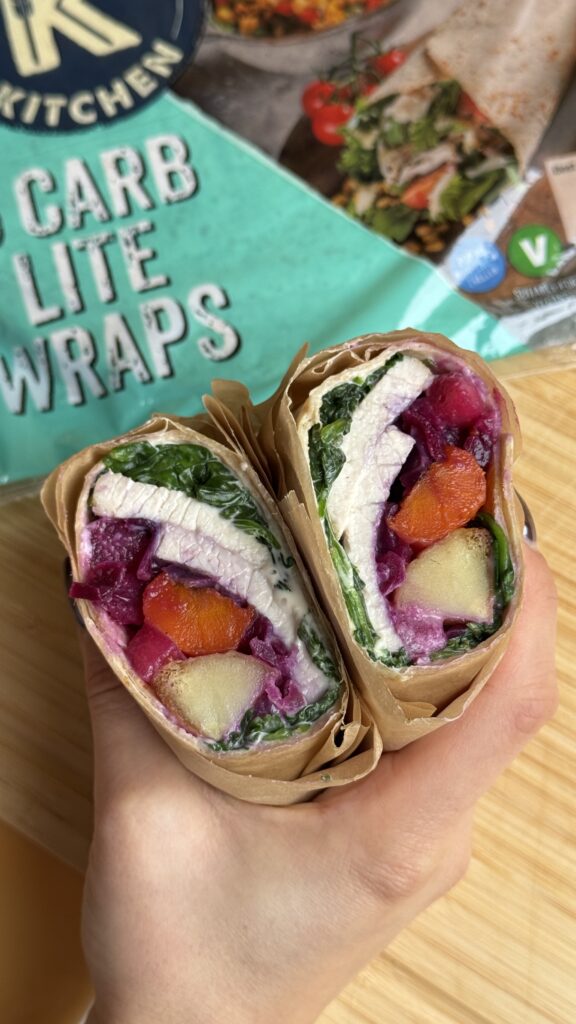 Leftover Christmas Dinner Wrap