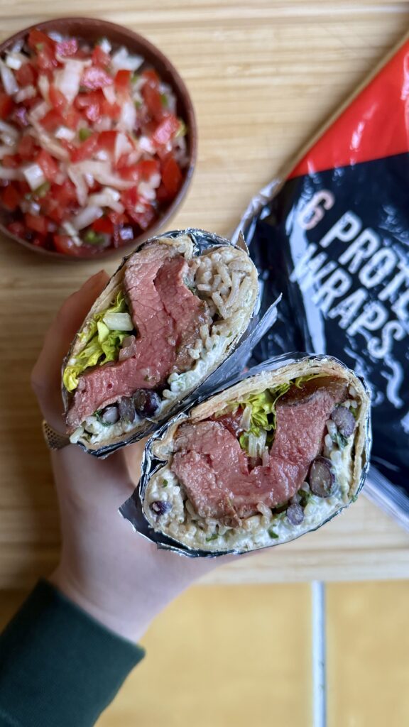 High-Protein Steak Wrap