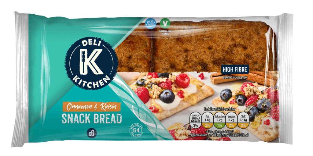 6 Cinnamon & Raisin Snack Breads