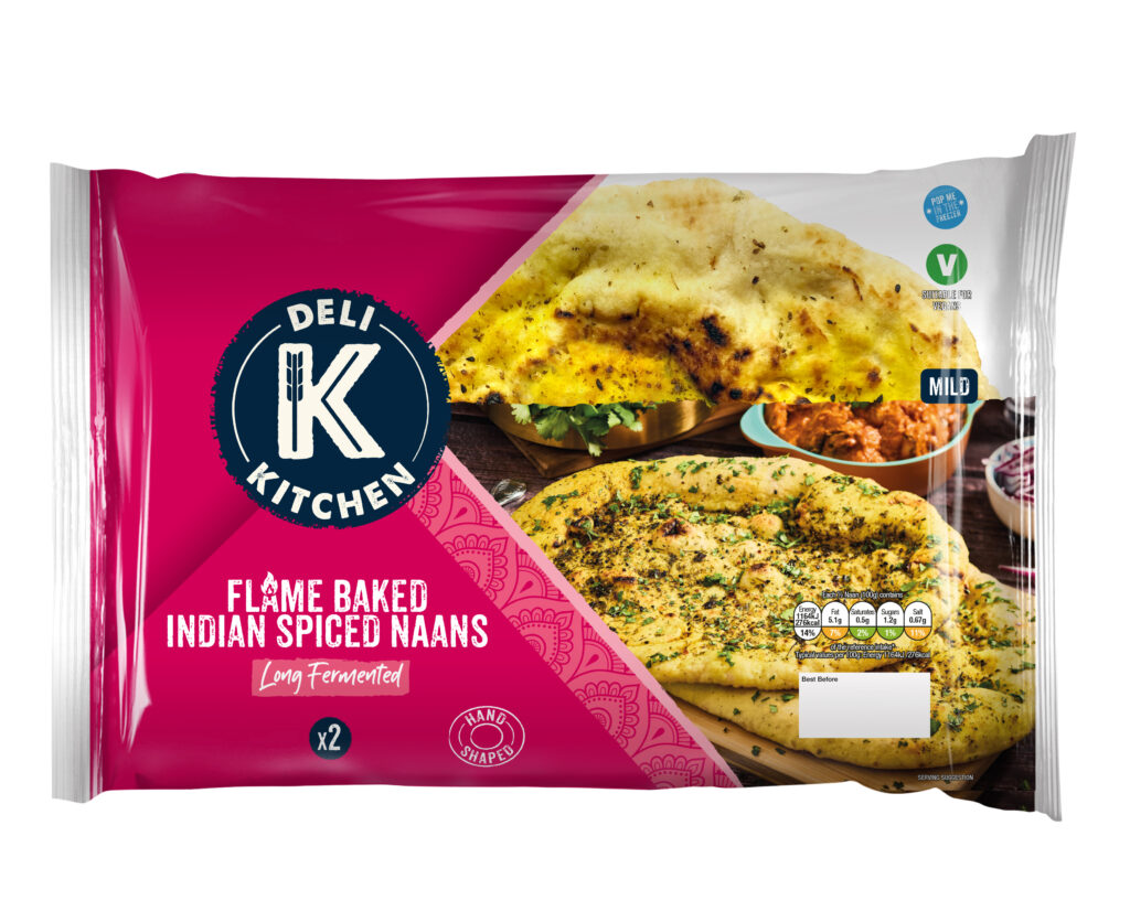 2 Flame Baked Indian Spiced Naans