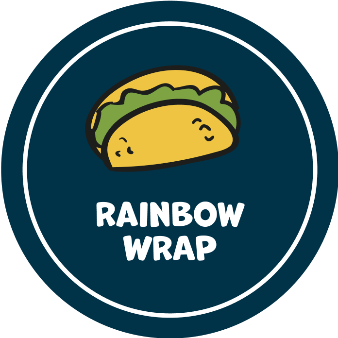 Rainbow wrap